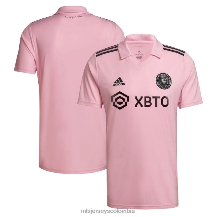 inter miami cf adidas rosa 2022 the heart beat kit réplica camiseta en blanco hombres MLS Jerseys jersey TJ666152