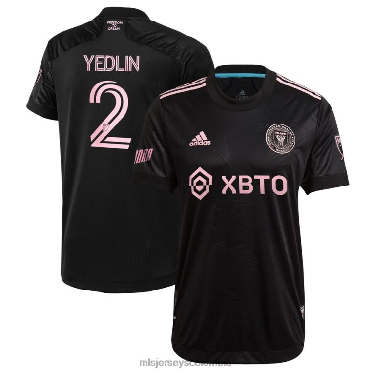 camiseta inter miami cf deandre yedlin adidas negra 2021 la palma autentica jugador hombres MLS Jerseys jersey TJ6661456