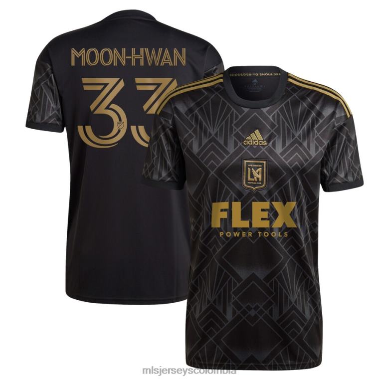 lafc kim moon-hwan adidas negro 2022 5 aniversario kit réplica camiseta de jugador hombres MLS Jerseys jersey TJ6661302