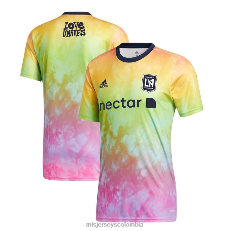 camiseta de rendimiento pre-partido adidas 2021 Pride de lafc hombres MLS Jerseys jersey TJ666547