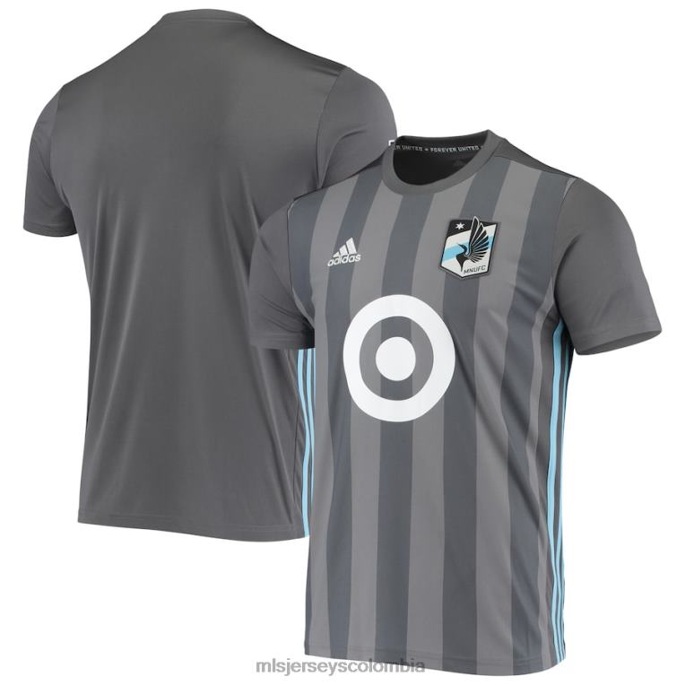 minnesota united fc adidas gris camiseta réplica del equipo principal 2018/19 hombres MLS Jerseys jersey TJ666848