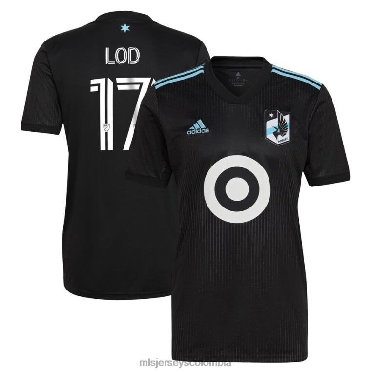 minnesota united fc robin lod adidas negro 2022 minnesota night kit réplica camiseta del jugador hombres MLS Jerseys jersey TJ6661013