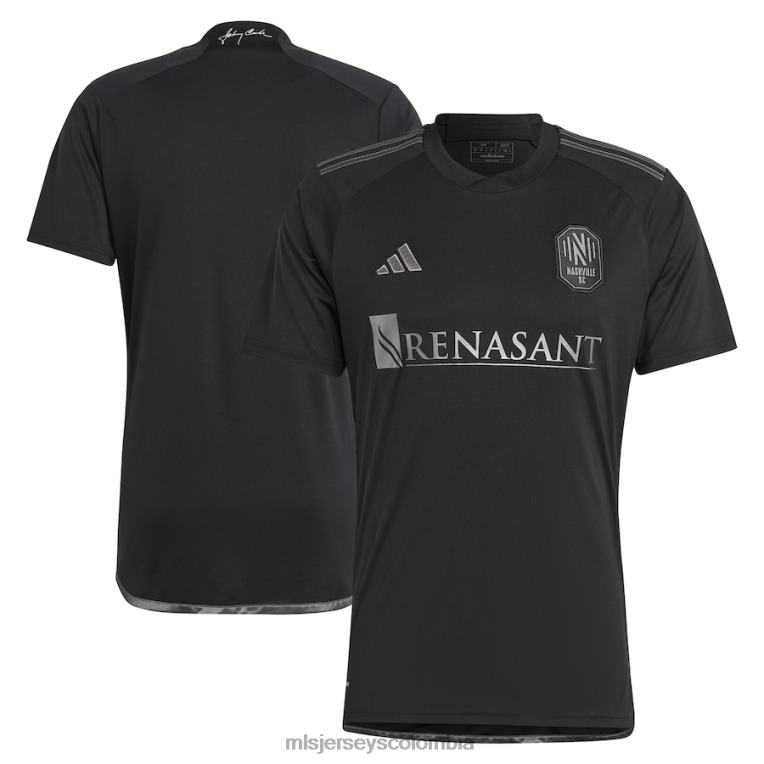 nashville sc adidas negro 2023 hombre de negro kit réplica camiseta hombres MLS Jerseys jersey TJ66621
