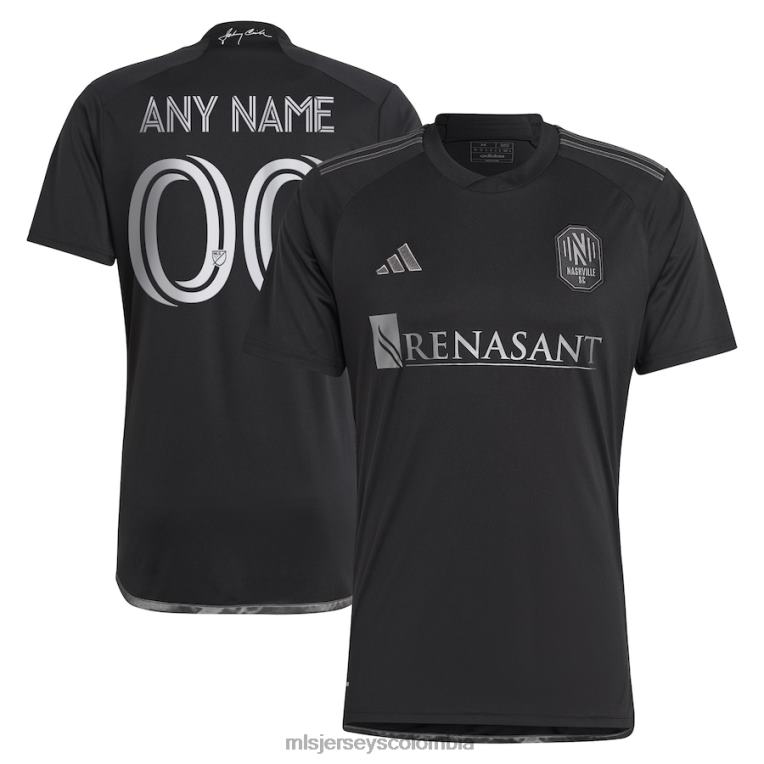 nashville sc adidas negro 2023 hombre de negro kit réplica camiseta personalizada hombres MLS Jerseys jersey TJ666217