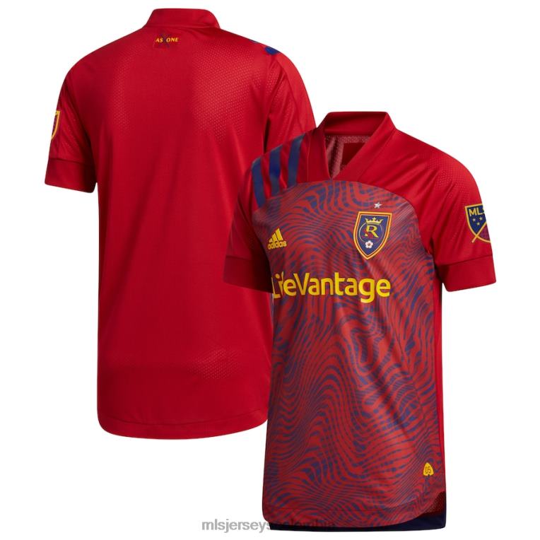 camiseta adidas real salt lake roja 2020 primaria autentica hombres MLS Jerseys jersey TJ666764