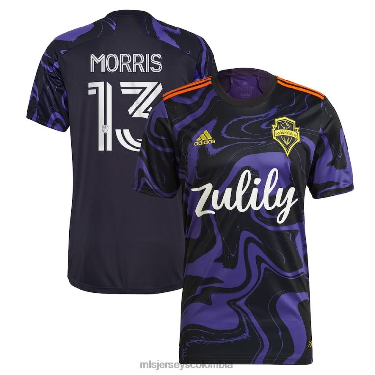 seattle sounders fc jordan morris adidas morado 2021 camiseta jimi hendrix réplica jugador hombres MLS Jerseys jersey TJ666319