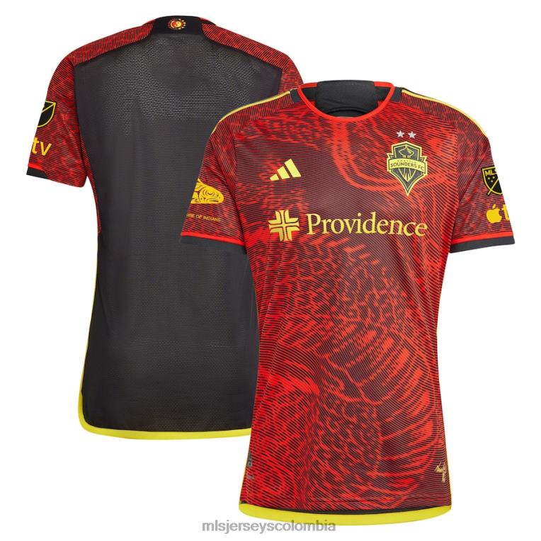seattle sounders fc adidas rojo 2023 camiseta auténtica de bruce lee hombres MLS Jerseys jersey TJ6664