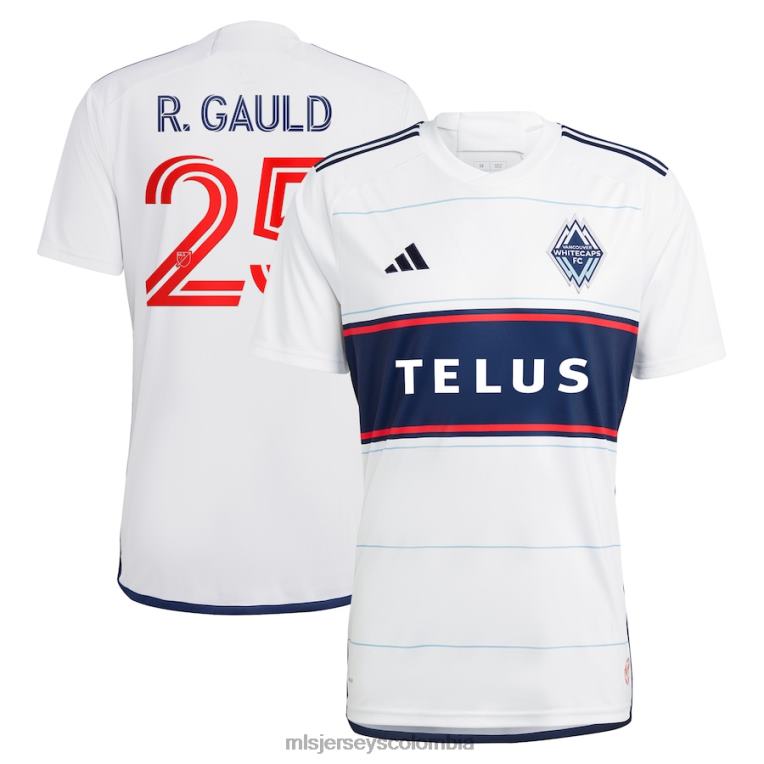 vancouver whitecaps fc ryan gauld adidas camiseta blanca 2023 bloodlines replica player hombres MLS Jerseys jersey TJ6661201