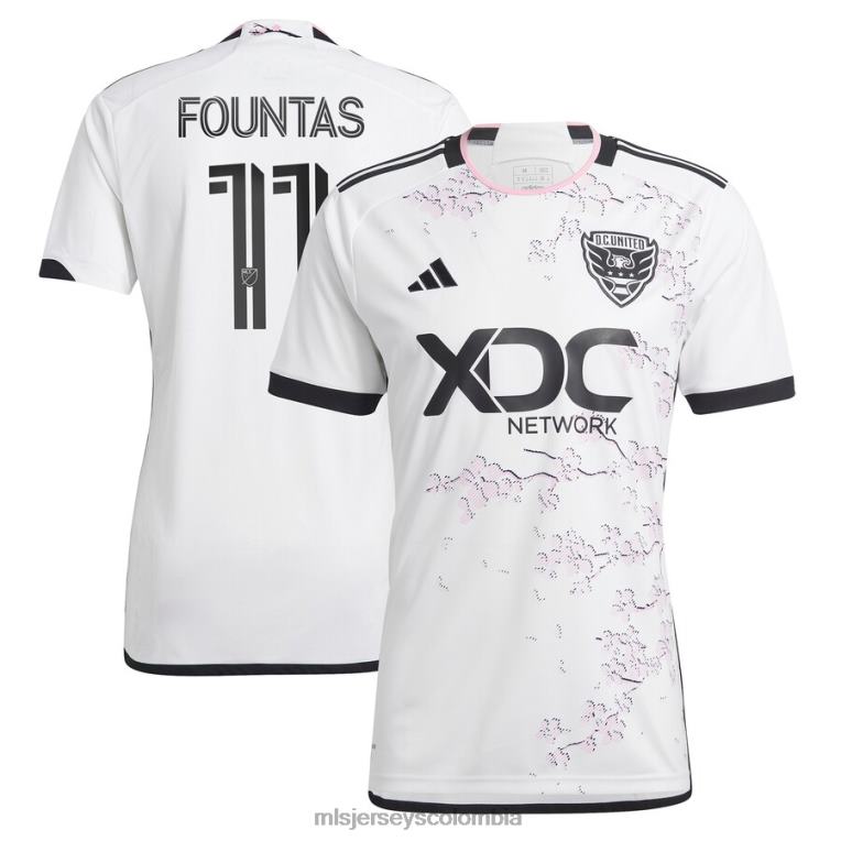 corriente continua. united taxi fontas adidas blanco 2023 the cherry Blossom kit réplica de camiseta del jugador hombres MLS Jerseys jersey TJ666444
