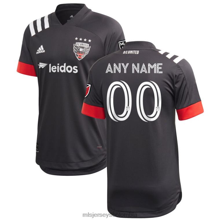 corriente continua. camiseta auténtica personalizada primaria United adidas negra 2020 hombres MLS Jerseys jersey TJ666388