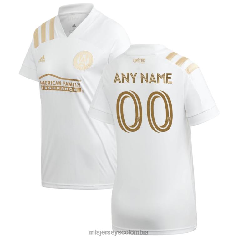 camiseta replica personalizada atlanta united fc adidas blanca 2020 kings mujer MLS Jerseys jersey TJ6661305