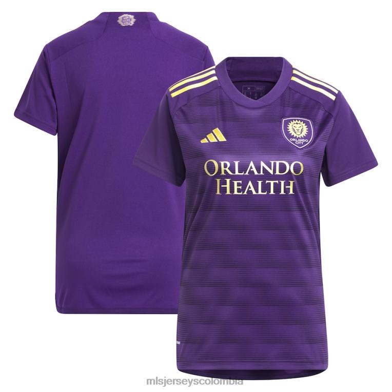 orlando city sc adidas púrpura 2023 réplica del kit de pared camiseta mujer MLS Jerseys jersey TJ666181