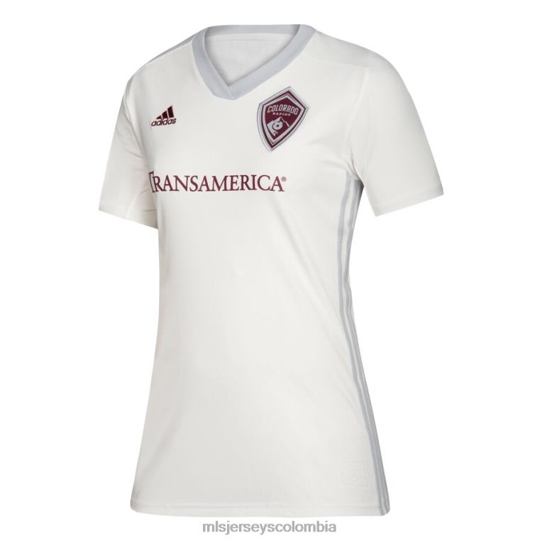 colorado rapids nicolas benezet adidas camiseta secundaria blanca 2020 réplica mujer MLS Jerseys jersey TJ6661351