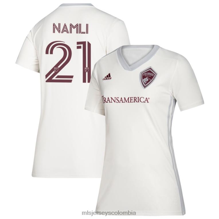 colorado rapids younes namli adidas camiseta secundaria replica blanca 2020 mujer MLS Jerseys jersey TJ6661444