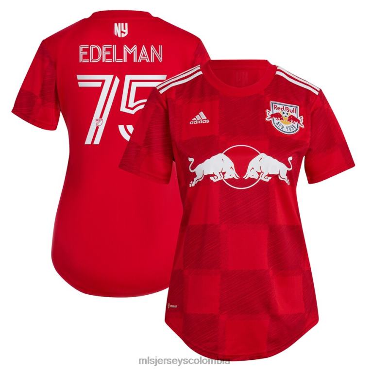 new york red bulls daniel edelman adidas camiseta roja 2023 1ritmo replica jugador mujer MLS Jerseys jersey TJ6661137
