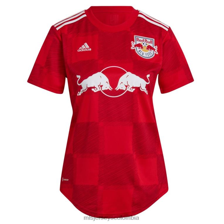new york red bulls john tolkin adidas roja 2022 1ritmo replica camiseta de jugador mujer MLS Jerseys jersey TJ666996