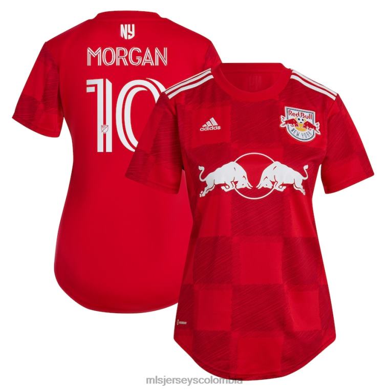 new york red bulls lewis morgan adidas camiseta roja 2023 1ritmo replica jugador mujer MLS Jerseys jersey TJ6661139