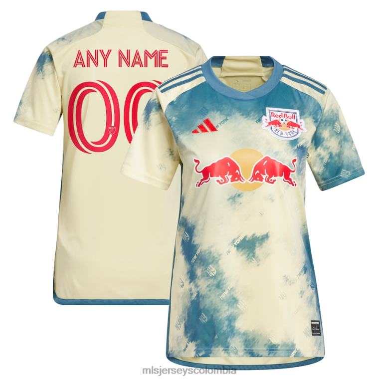 camiseta personalizada réplica del kit daniel patrick amarillo adidas new york red bulls 2023 mujer MLS Jerseys jersey TJ666682