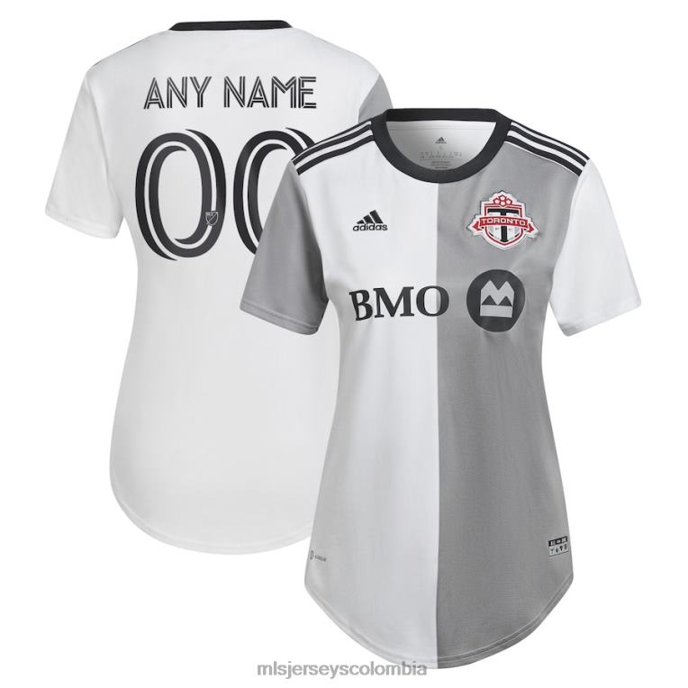 camiseta personalizada réplica del kit comunitario adidas blanco 2022 del toronto fc mujer MLS Jerseys jersey TJ6661009
