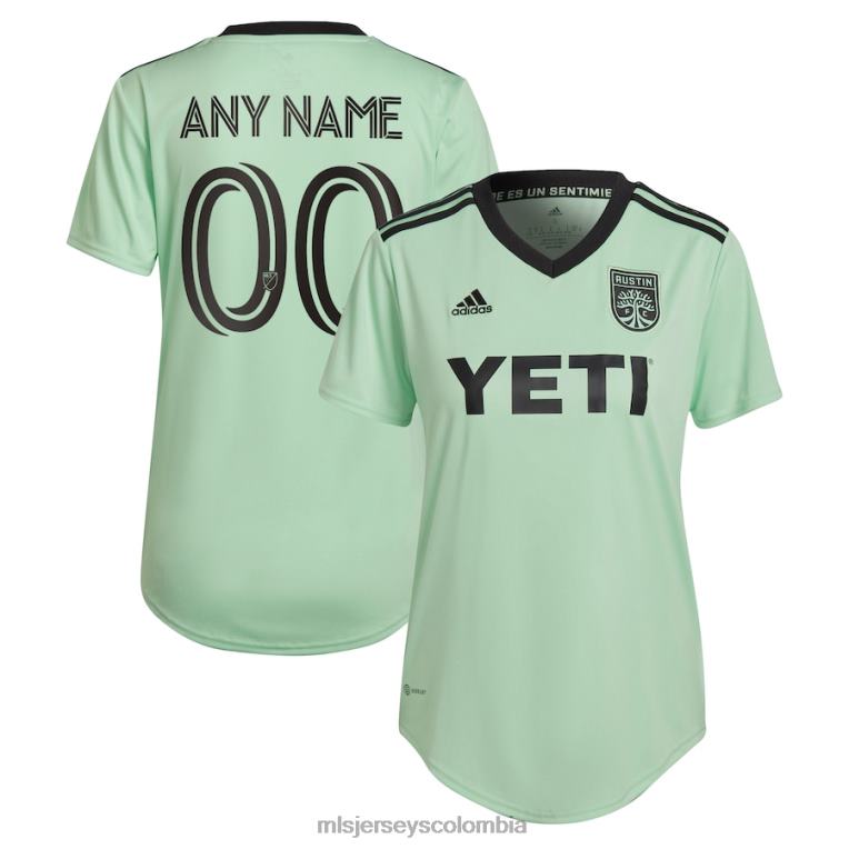 austin fc adidas mint 2022 the sentimiento kit réplica camiseta personalizada mujer MLS Jerseys jersey TJ666574