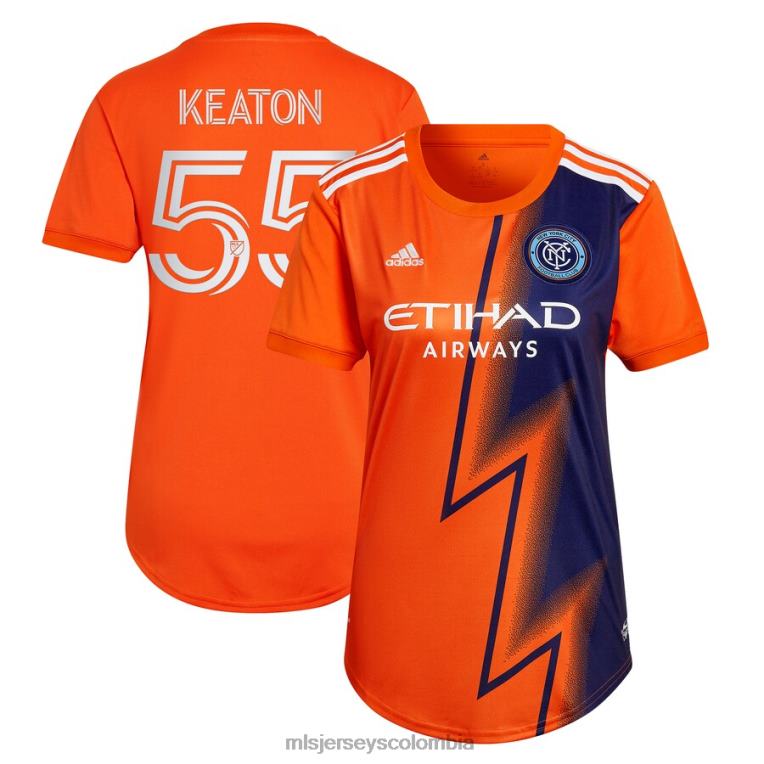 nueva york fc keaton parks adidas naranja 2023 the volt kit réplica de camiseta del jugador mujer MLS Jerseys jersey TJ6661112