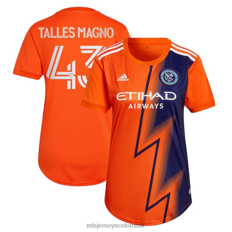 new york city fc talles magno adidas naranja 2022 the volt kit réplica de camiseta del jugador mujer MLS Jerseys jersey TJ6661226