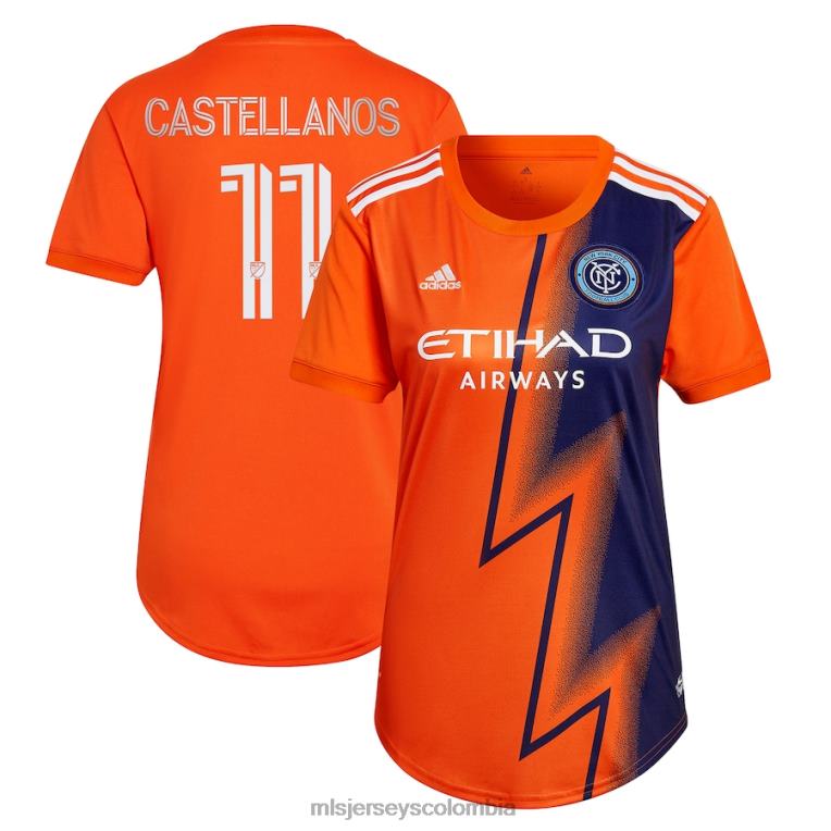 new york city fc valentin castellanos adidas naranja 2022 the volt kit réplica de camiseta del jugador mujer MLS Jerseys jersey TJ6661227