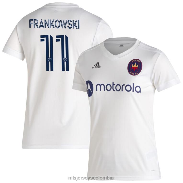 chicago fire przemyslaw frankowski camiseta réplica secundaria adidas blanca 2020 mujer MLS Jerseys jersey TJ6661482