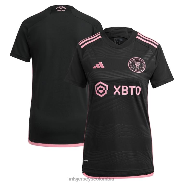 camiseta inter miami cf adidas negra 2023 réplica la noche mujer MLS Jerseys jersey TJ666296