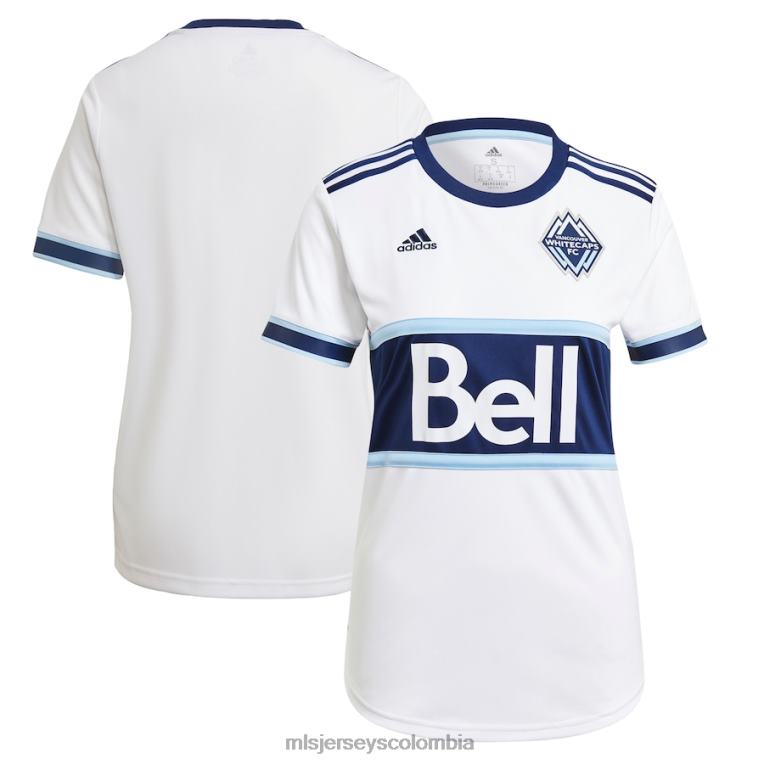 camiseta vancouver whitecaps fc adidas blanca 2021 réplica primaria mujer MLS Jerseys jersey TJ6661136