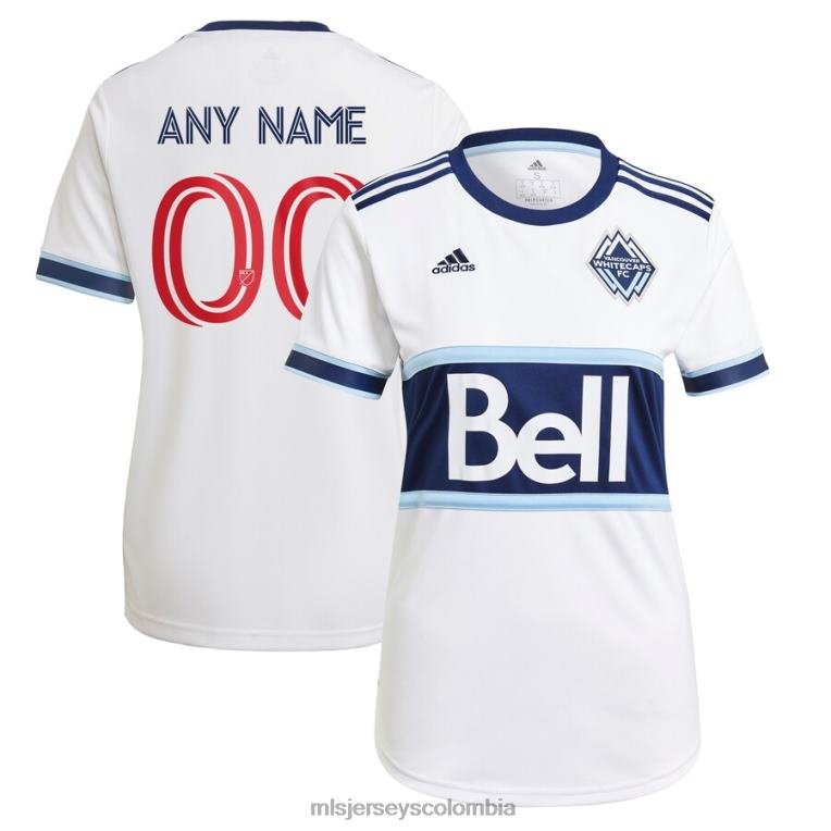 vancouver whitecaps fc adidas blanco 2021 réplica primaria camiseta personalizada mujer MLS Jerseys jersey TJ6661343