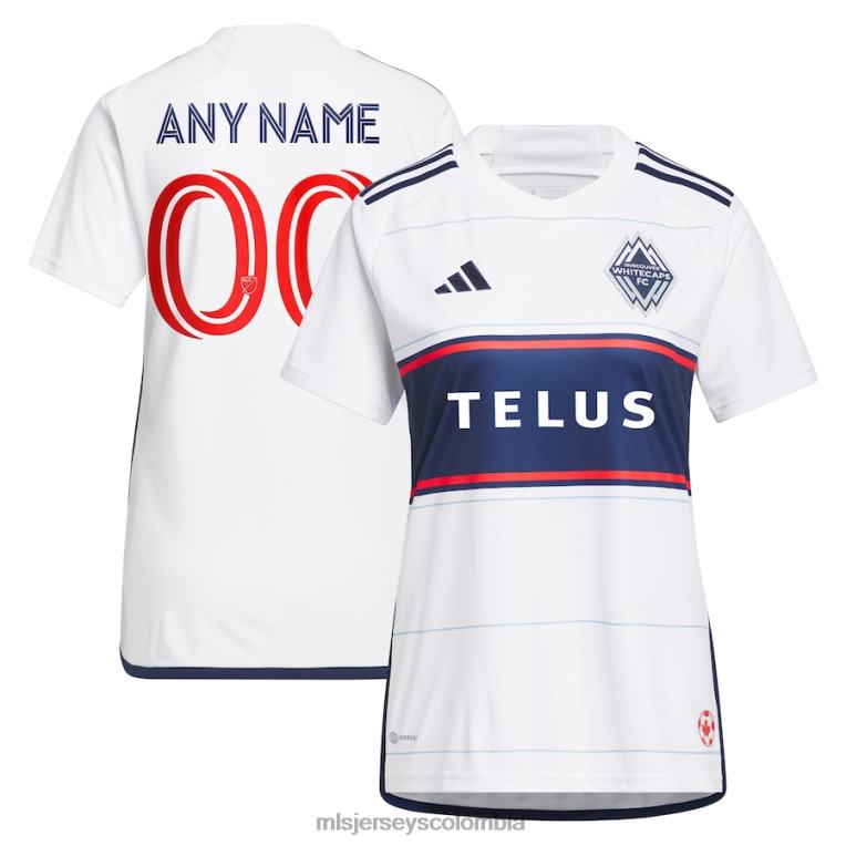 vancouver whitecaps fc adidas blanco 2023 bloodlines réplica camiseta personalizada mujer MLS Jerseys jersey TJ666868