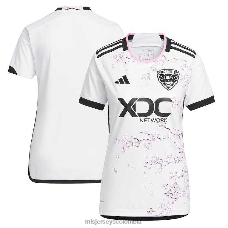 corriente continua. camiseta réplica del kit de la flor de cerezo blanca adidas united 2023 mujer MLS Jerseys jersey TJ66693