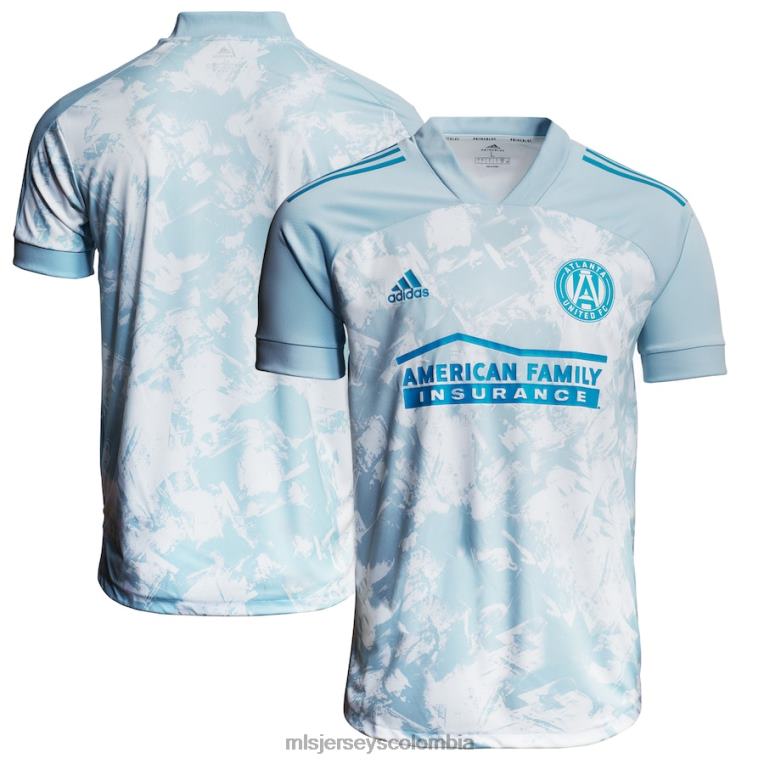 camiseta replica atlanta united fc adidas azul claro 2021 primeblue niños MLS Jerseys jersey TJ6661229
