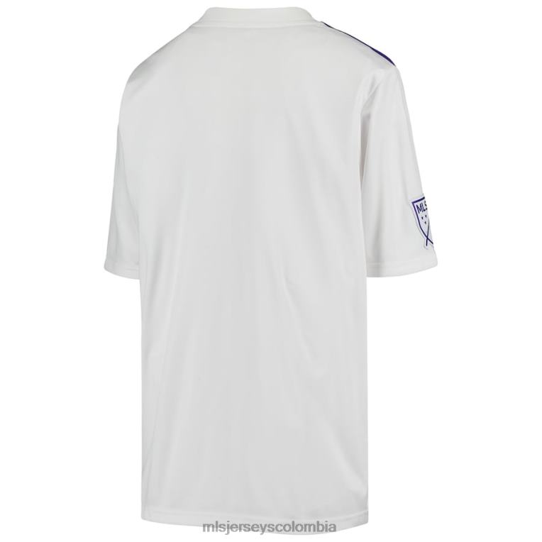 orlando city sc adidas camiseta blanca visitante 2018 réplica niños MLS Jerseys jersey TJ666447