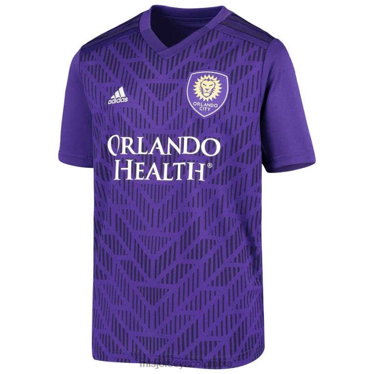 orlando city sc adidas púrpura primera réplica camiseta 2020 niños MLS Jerseys jersey TJ666289