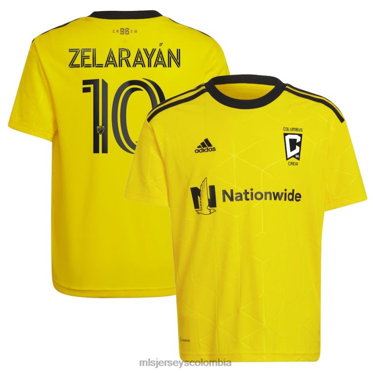 camiseta de columbus lucas zelarayan adidas amarilla 2022 gold standard kit réplica de jugador niños MLS Jerseys jersey TJ666431