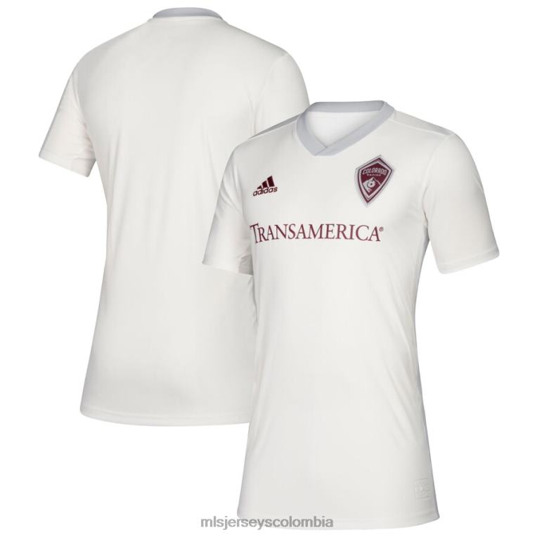 camiseta adidas colorado rapids blanca 2019 réplica diamante negro niños MLS Jerseys jersey TJ6661001