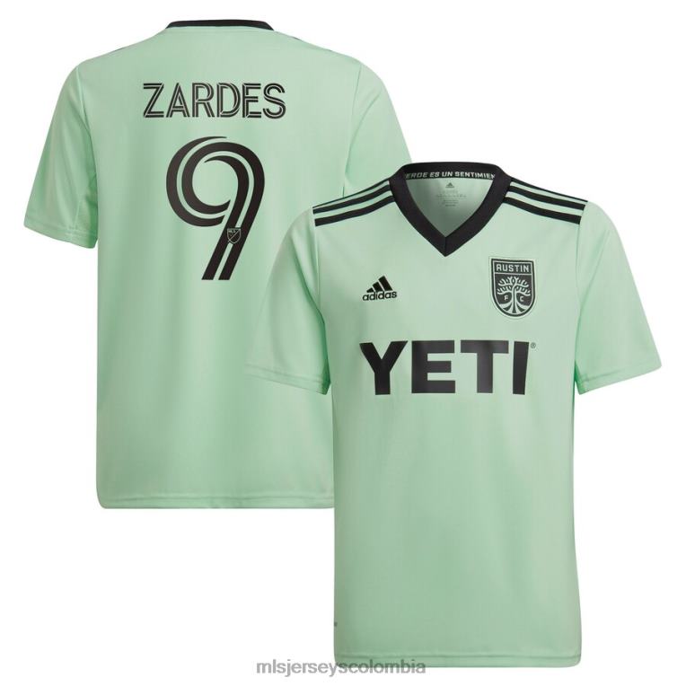 austin fc gyasi zardes adidas mint 2023 the sentimiento kit réplica de camiseta del jugador niños MLS Jerseys jersey TJ6661186