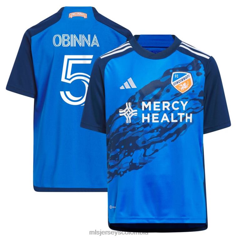 fc cincinnati obinna nwobodo réplica camiseta adidas azul 2023 river kit niños MLS Jerseys jersey TJ6661466