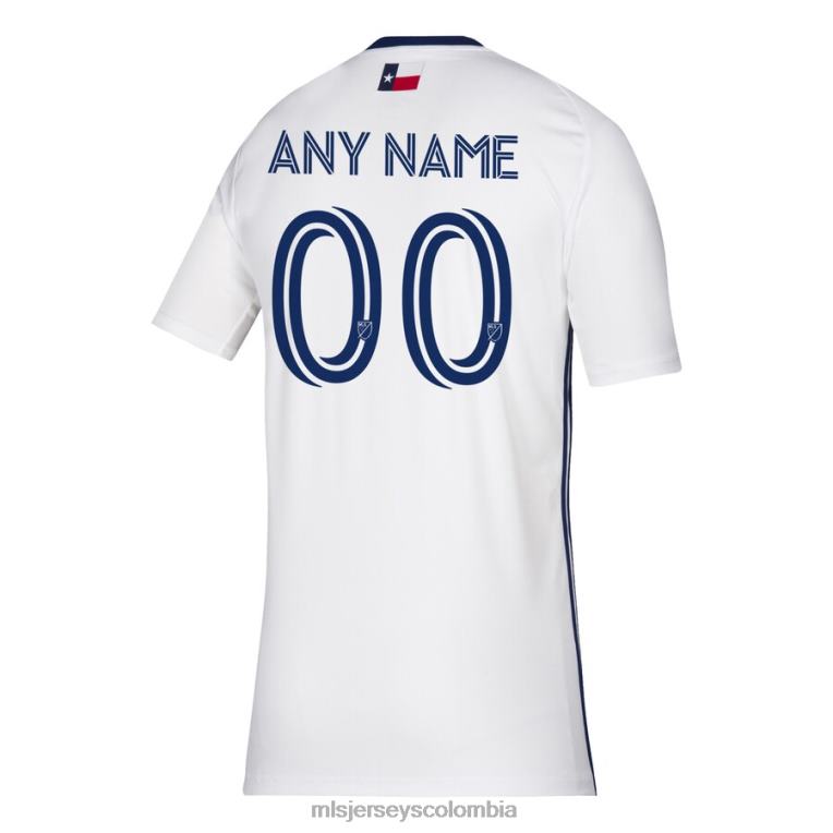 fc dallas adidas camiseta blanca réplica secundaria personalizada 2019 niños MLS Jerseys jersey TJ6661356