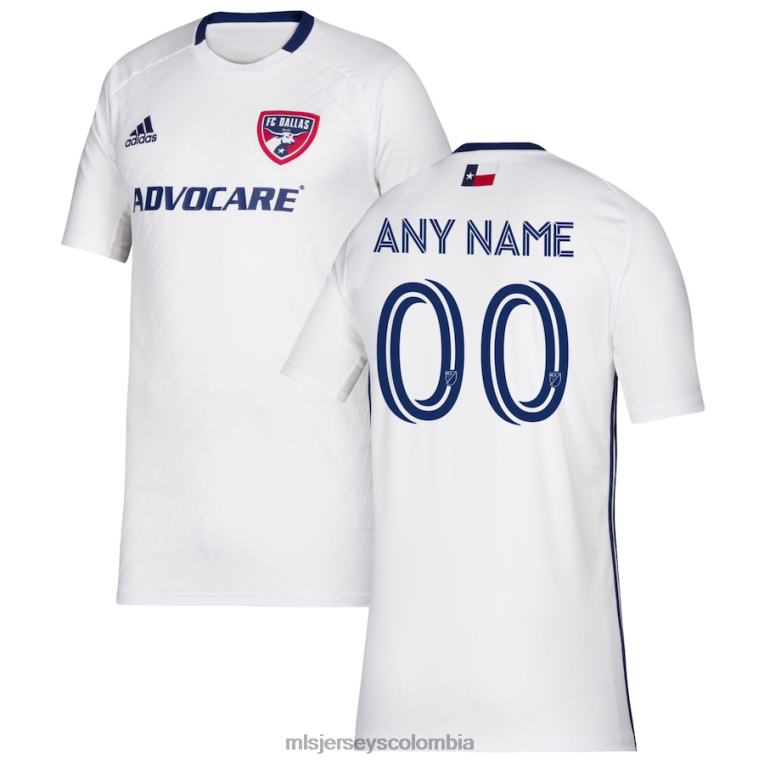 fc dallas adidas camiseta réplica personalizada secundaria blanca blanca 2020 niños MLS Jerseys jersey TJ6661373