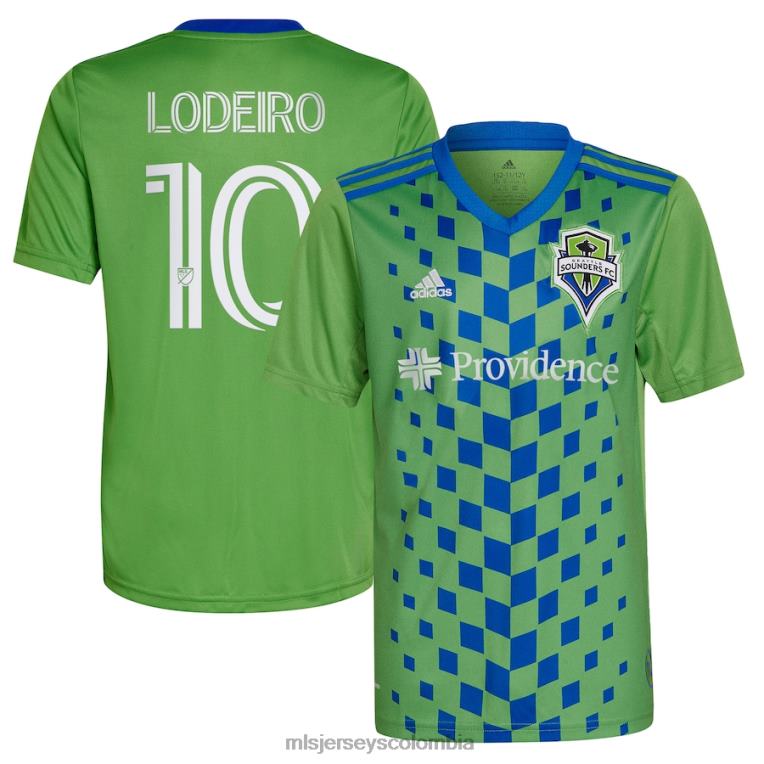 seattle sounders fc nicolas lodeiro adidas verde 2023 legado verde réplica camiseta del jugador niños MLS Jerseys jersey TJ6661133