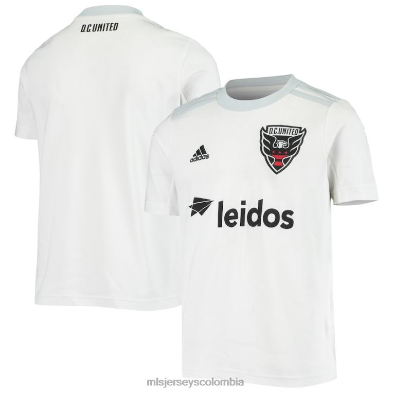corriente continua. réplica de camiseta del equipo local adidas blanca 2020 de United niños MLS Jerseys jersey TJ666386